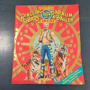 Vtg Ringling Bros Circus Special Ed Program Gunther Gebel-Williams Farewell Tour